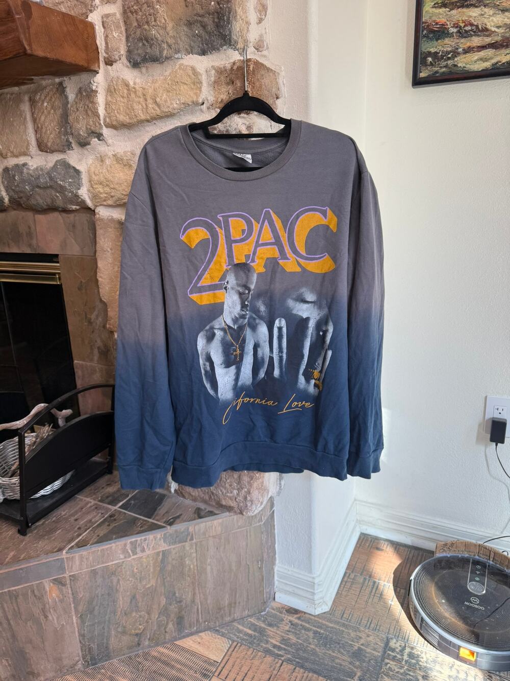 2PAC Mens 2XL Graphic Sweatshirt